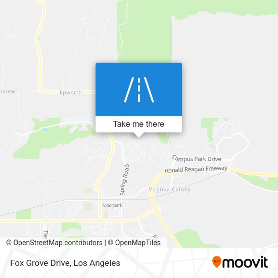 Fox Grove Drive map