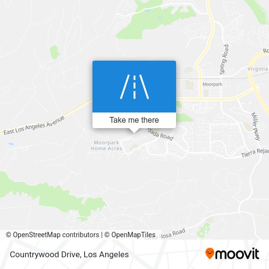 Mapa de Countrywood Drive