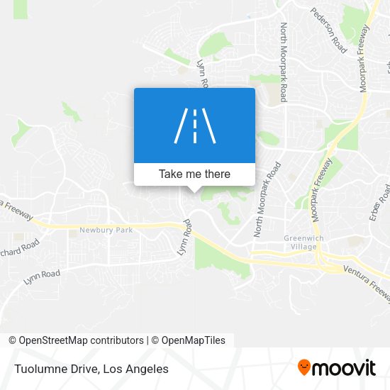 Mapa de Tuolumne Drive