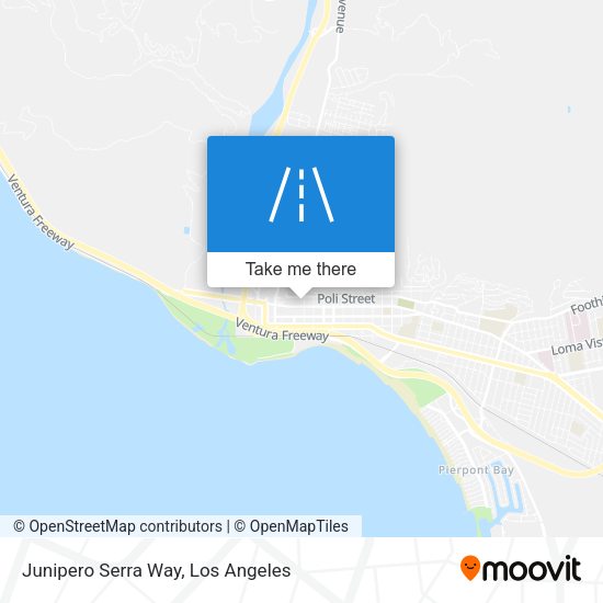 Junipero Serra Way map