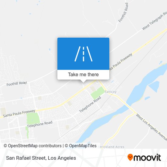 San Rafael Street map