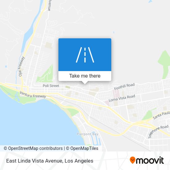 Mapa de East Linda Vista Avenue