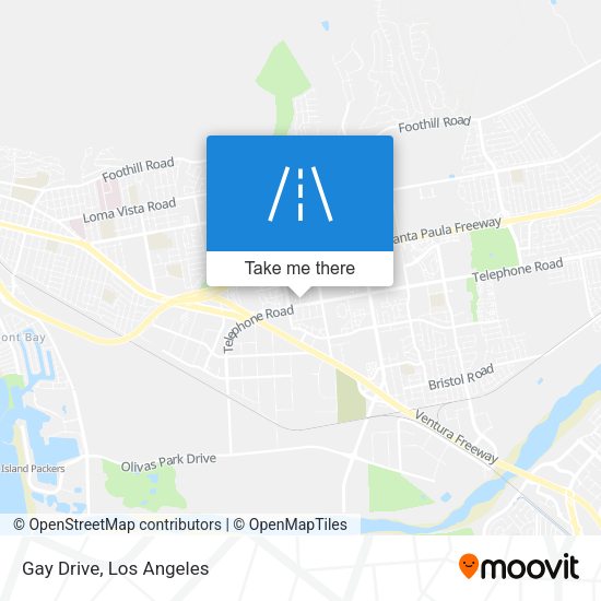 Mapa de Gay Drive