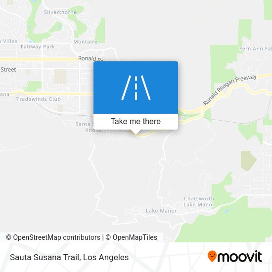 Mapa de Sauta Susana Trail