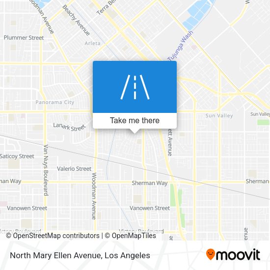 North Mary Ellen Avenue map