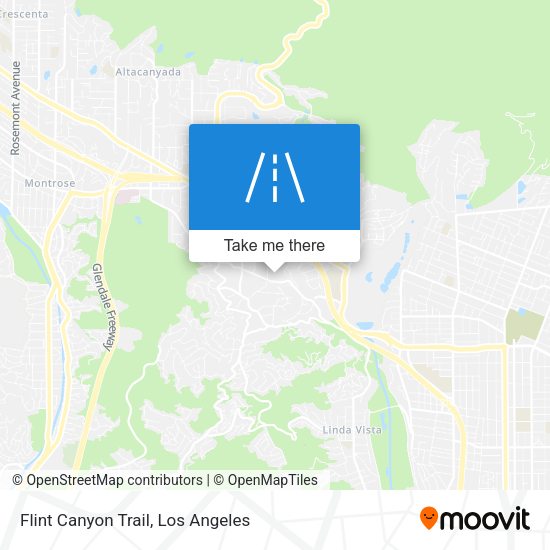 Mapa de Flint Canyon Trail
