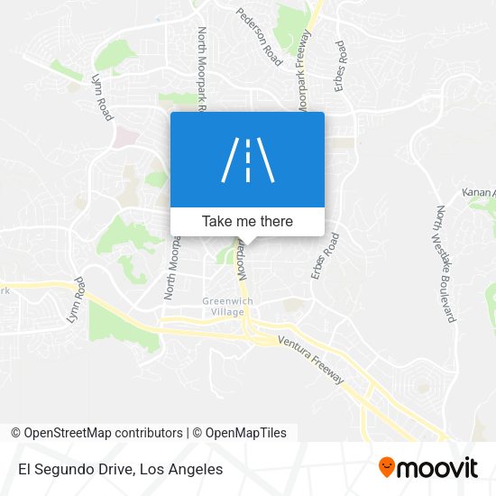 Mapa de El Segundo Drive