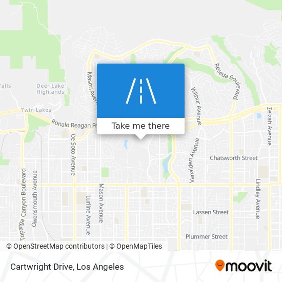Mapa de Cartwright Drive