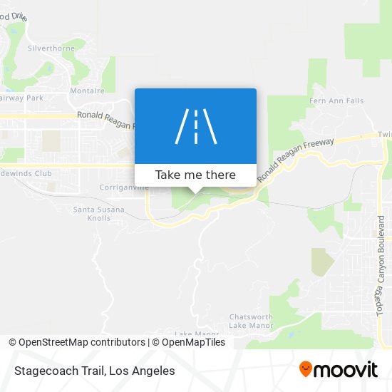 Stagecoach Trail map