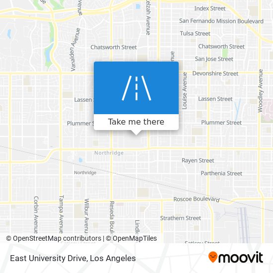 East University Drive map