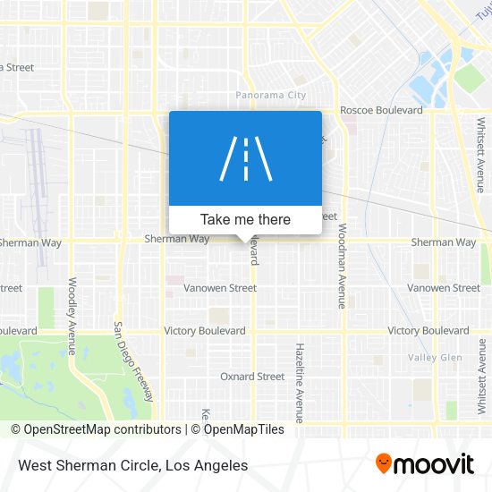 West Sherman Circle map