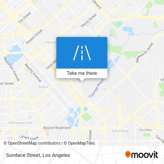 Sundace Street map