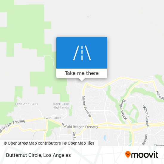 Butternut Circle map