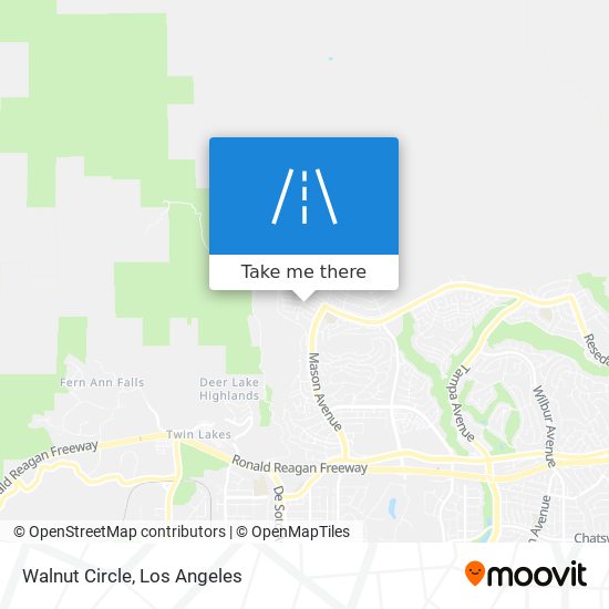 Mapa de Walnut Circle