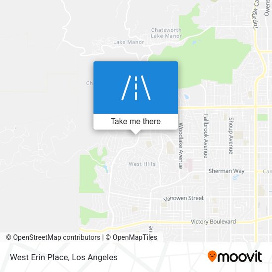 Mapa de West Erin Place