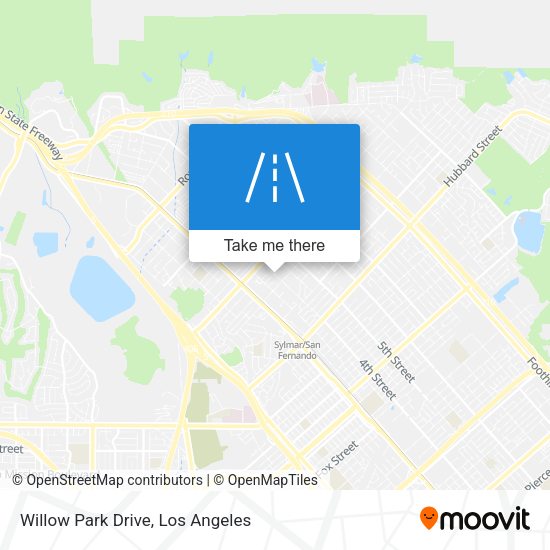 Willow Park Drive map