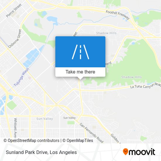Sunland Park Drive map