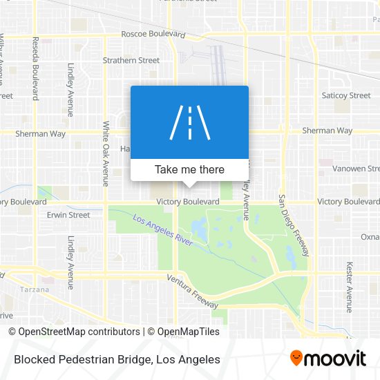 Mapa de Blocked Pedestrian Bridge