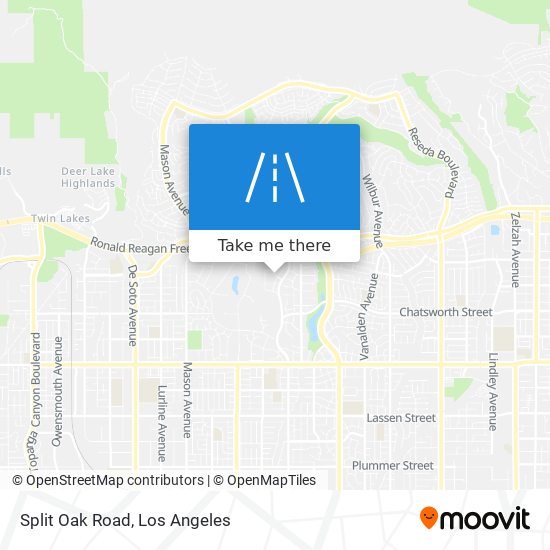 Split Oak Road map