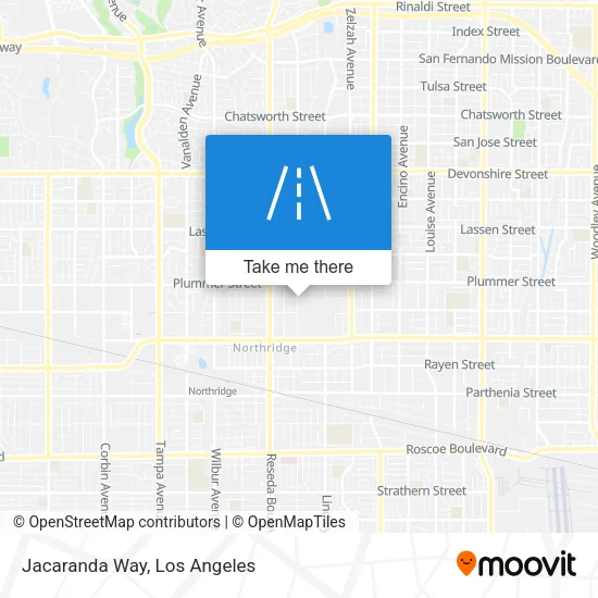 Jacaranda Way map