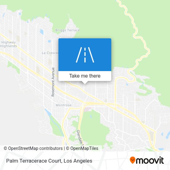 Palm Terracerace Court map