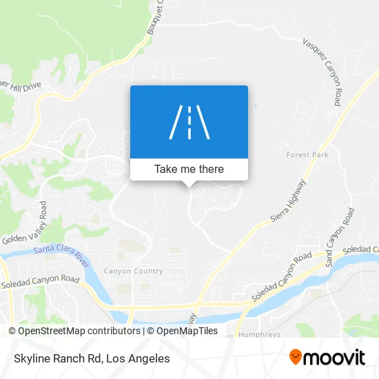 Mapa de Skyline Ranch Rd