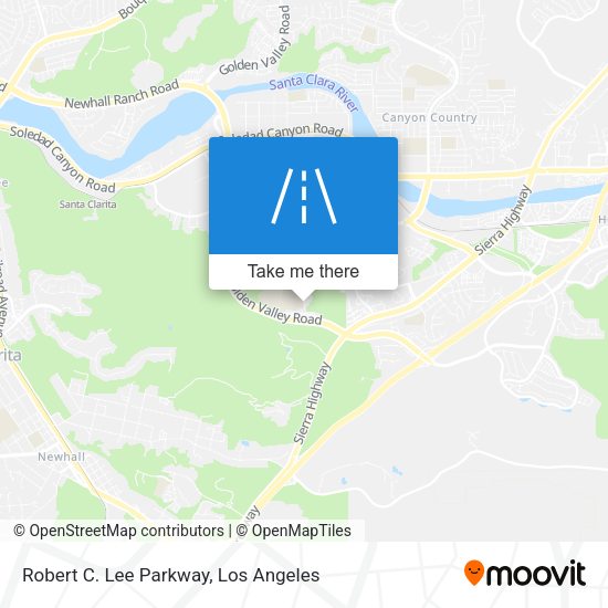 Robert C. Lee Parkway map