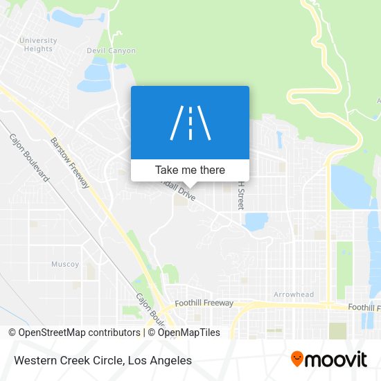 Mapa de Western Creek Circle