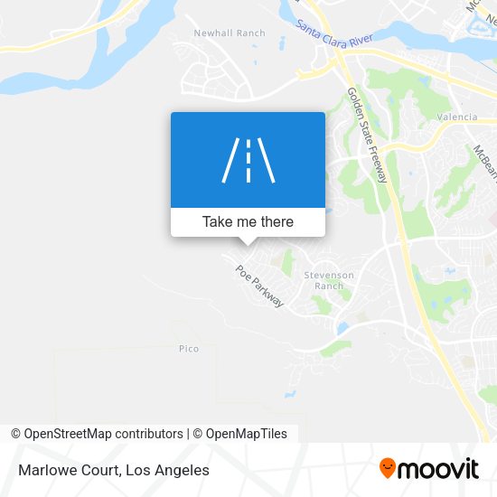 Mapa de Marlowe Court