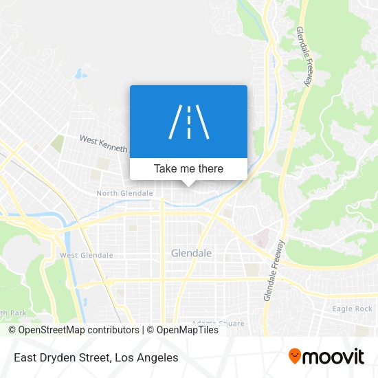 East Dryden Street map