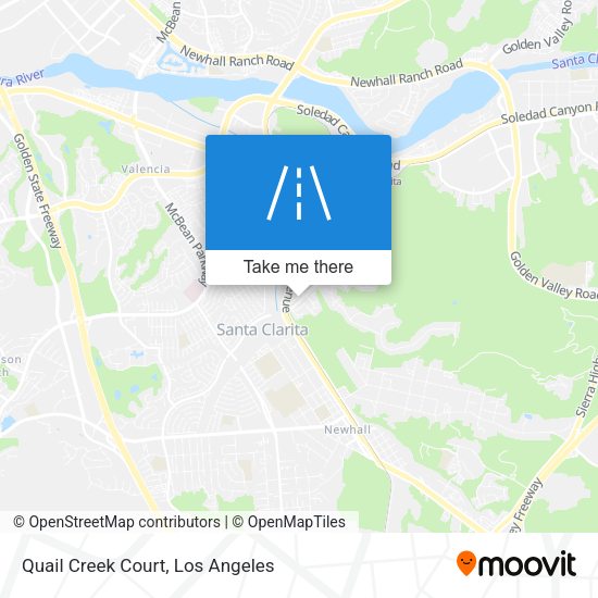 Mapa de Quail Creek Court