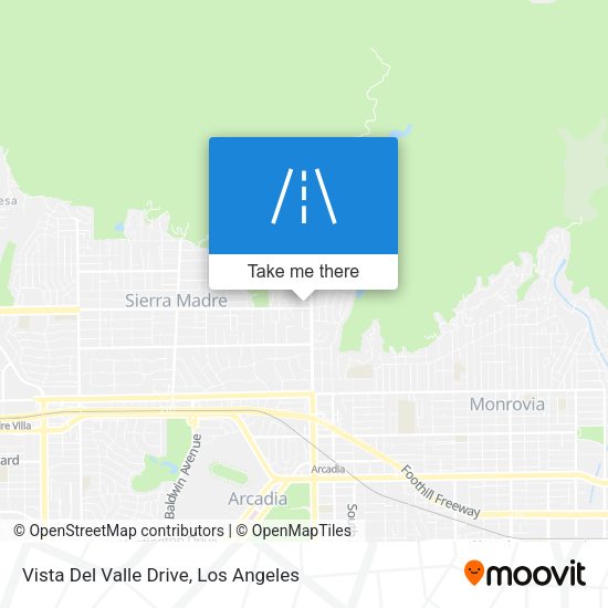 Mapa de Vista Del Valle Drive