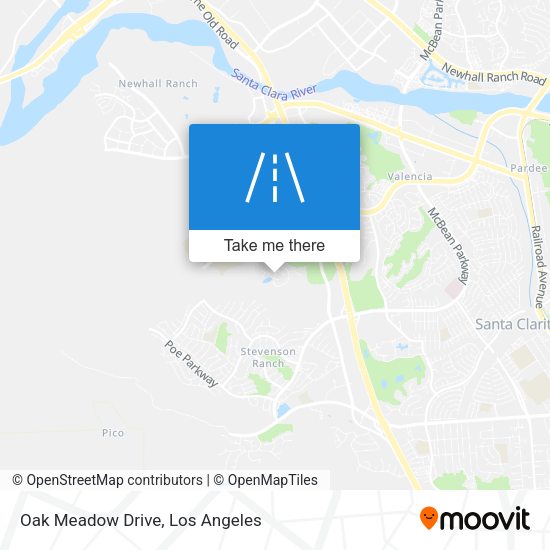 Mapa de Oak Meadow Drive