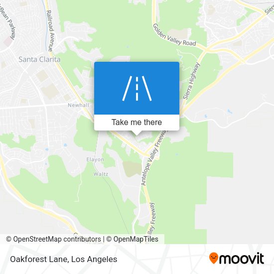 Mapa de Oakforest Lane