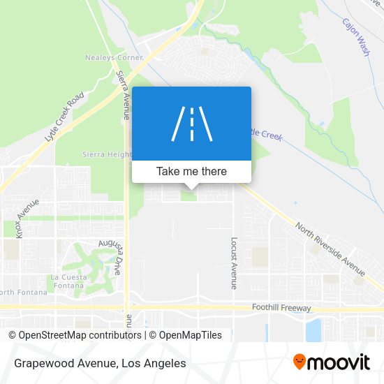 Grapewood Avenue map