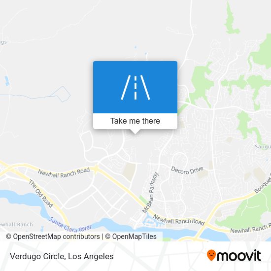 Verdugo Circle map
