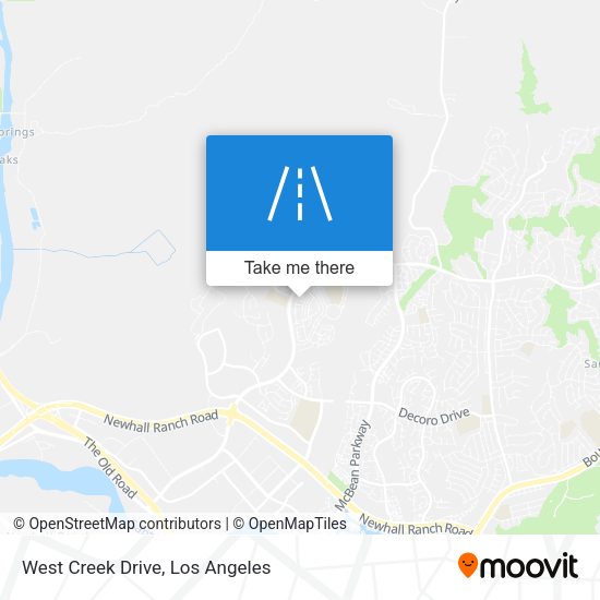 Mapa de West Creek Drive
