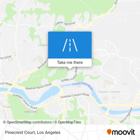 Pinecrest Court map