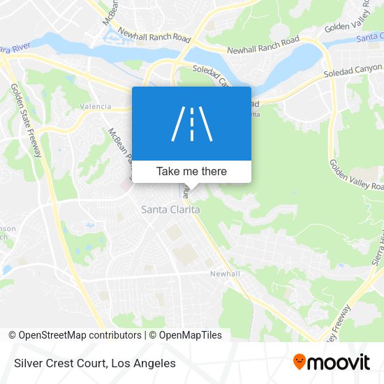 Silver Crest Court map