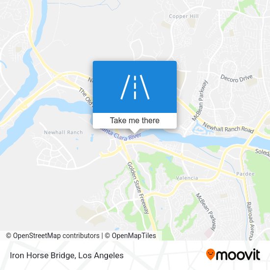 Iron Horse Bridge map
