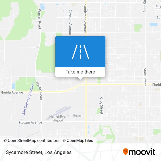 Mapa de Sycamore Street
