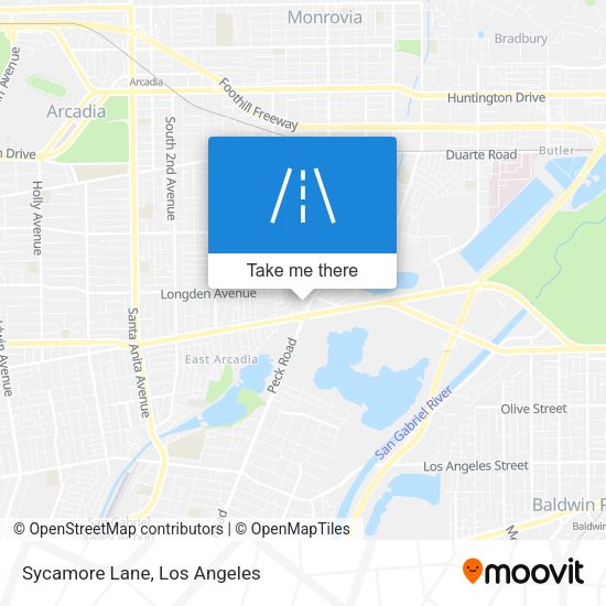 Mapa de Sycamore Lane