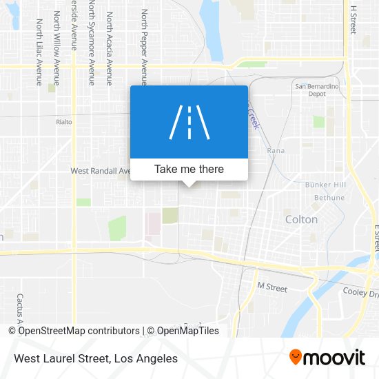 Mapa de West Laurel Street