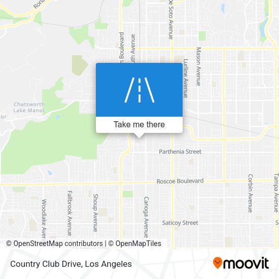 Country Club Drive map