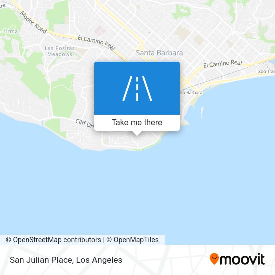 San Julian Place map