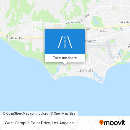 West Campus Point Drive map