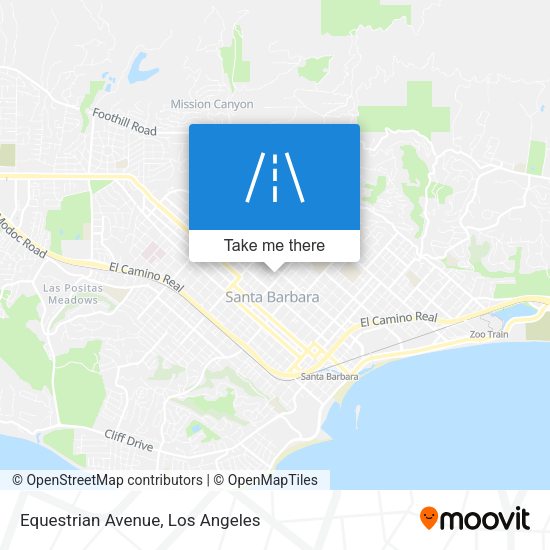 Equestrian Avenue map