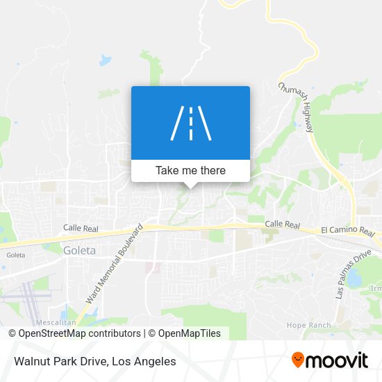 Mapa de Walnut Park Drive