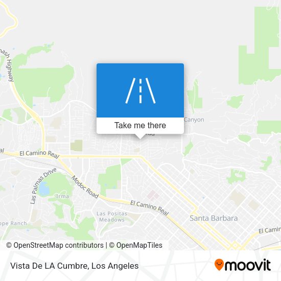 Mapa de Vista De LA Cumbre
