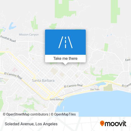 Soledad Avenue map